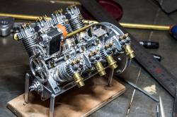 GN JAP Engine v8 cyclecar Richard Scaldwel scale 1/6 by Emmanuel Marin