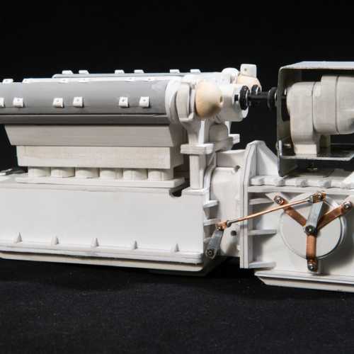 Moteur maquette Fiat 806 Grand Prix