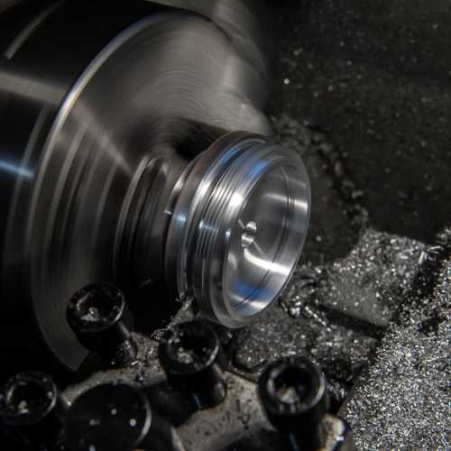 Tronçonnage de la pièce terminée. GN JAP Cyclecar