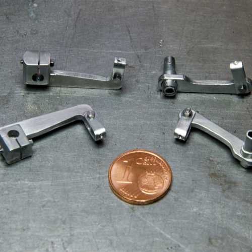 Leviers frein avant - arrière Fiat 806 Grand Prix