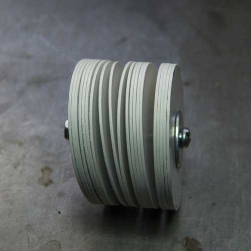 Usinage des disques terminés pour la réalisation des freins à tambour (Fiat 806 Grand Prix)