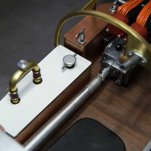 Vue d'ensemble arbre de transmission Fiat 806 Grand Prix